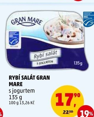 Salát rybí s jogurtem Gran Mare