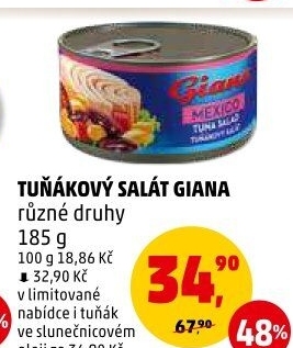 Salát s tuňákem Giana