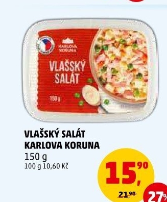 Salát vlašský Karlova Koruna