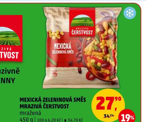 Směs mexická mražená Mrazivá Čerstvost