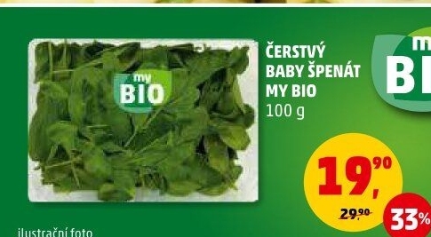 Špenát baby My BIO