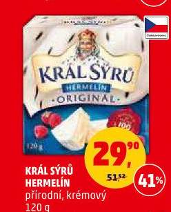 Sýr Hermelín Král sýrů