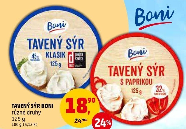 Sýr tavený Boni