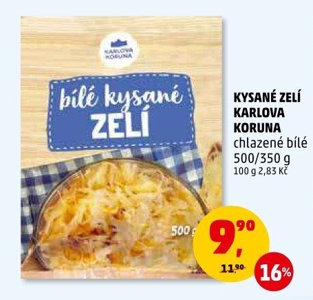 Zelí bílé kysané Karlova Koruna