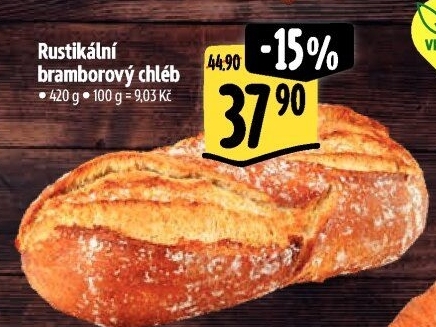 Chléb bramborový rustikální