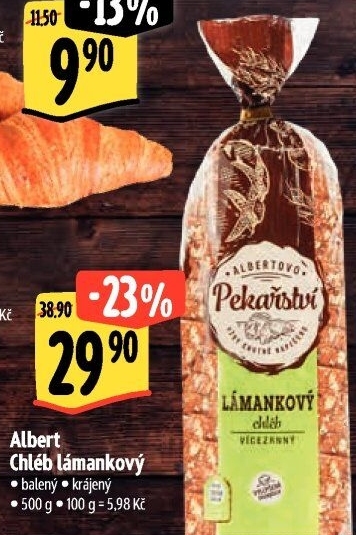 Chléb lámankový Albert