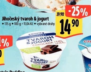 Dezert tvaroh s jogurtem jihočeský Madeta