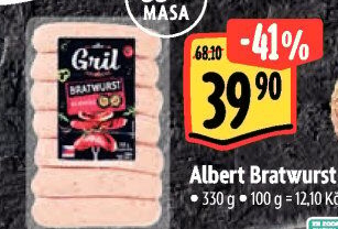 Grilovací klobása bratwurst Albert Gril