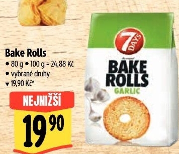 Krekry Bake rolls 7 Days