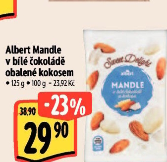 Mandle v čokoládě Albert