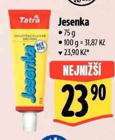 Mléko kondenzované Jesenka Tatra