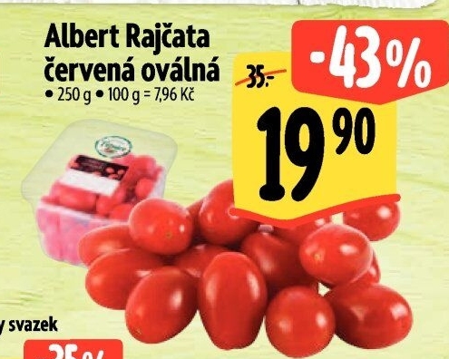 Rajčata oválná Albert