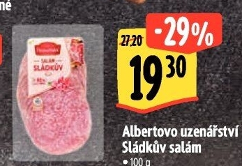 Sládkův salám Albertovo uzenářství