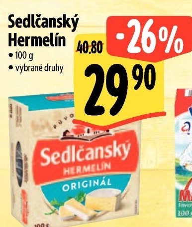 Sýr Hermelín Sedlčanský