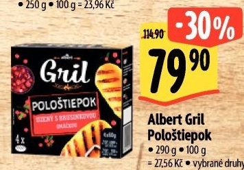 Sýr Pološtiepok Albert Gril