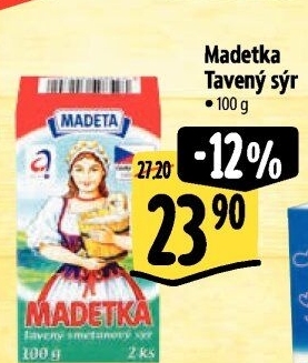 Sýr tavený smetanový Madetka
