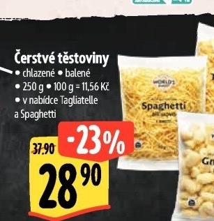 Těstoviny chlazené World'