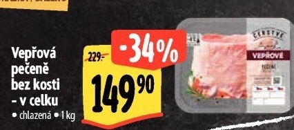 Vepřová pečeně bez kosti Albert