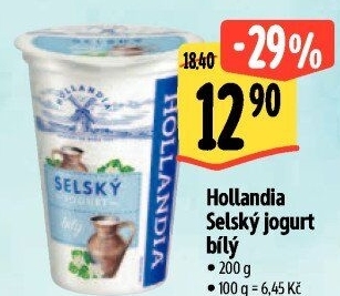Bílý jogurt selský Hollandia