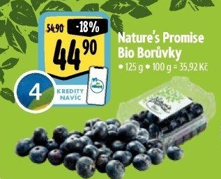 Borůvky bio Nature'