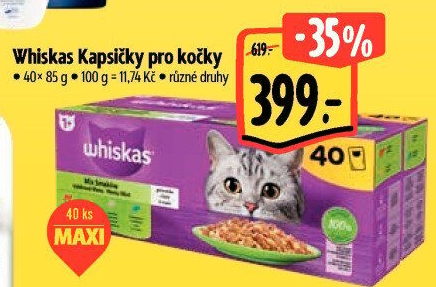 Kapsičky pro kočky Whiskas