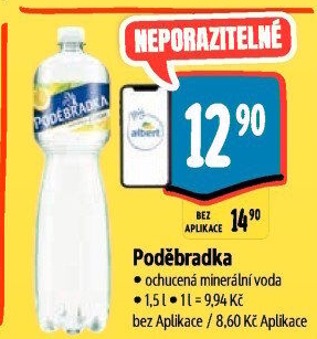 Ochucená voda Poděbradka