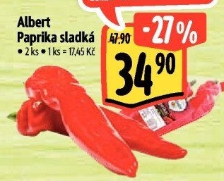 Paprika červená Albert