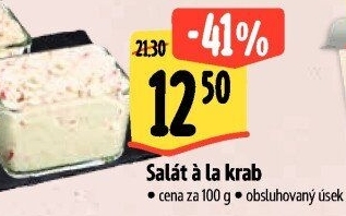 Salát a la krab