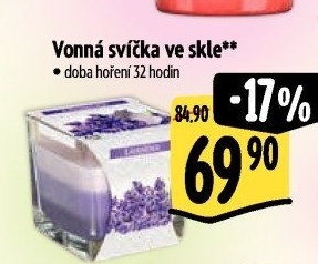 Svíčky ve skle vonné