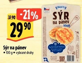 Sýr na pánev Madeta