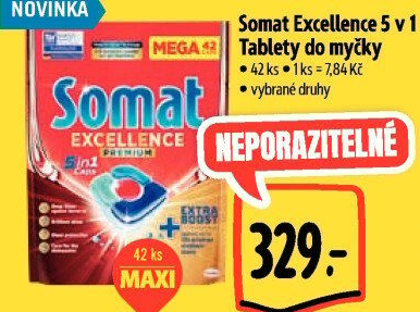 Tablety do myčky Excellence Somat