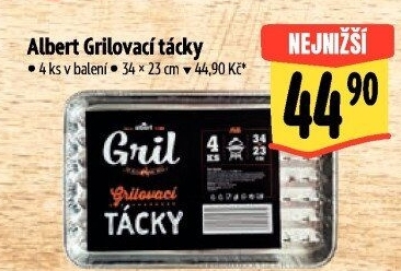 Tácky grilovací Albert