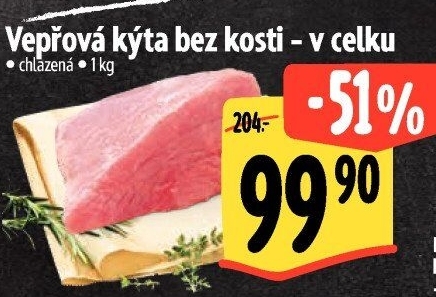 Vepřová kýta bez kosti