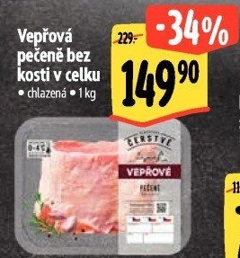 Vepřová pečeně bez kosti Albert