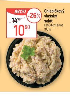 Chlebíčkový vlašský salát