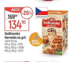 Sedlčanský Hermelín na gril