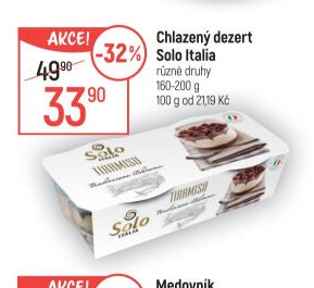 Chlazený dezert Solo Italia