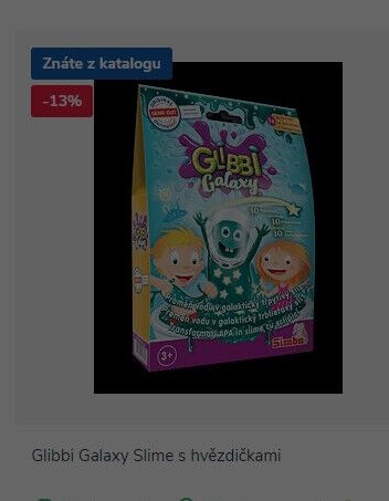 Glibbi Galaxy Slime s hvězdičkami