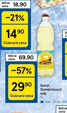 Sunol Slunečnicový olej