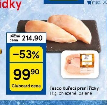 Tesco Kuřecí prsní řízky