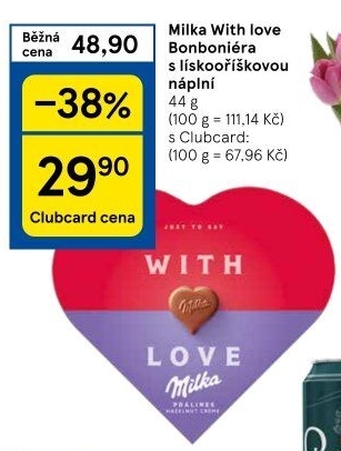 Bonboniéra With Love Milka