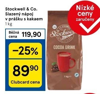 Nápoj instantní kakaový Stockwell &amp