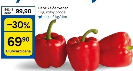 Paprika červená