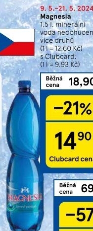 Přírodní voda Magnesia