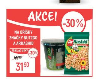 Na oříšky značky Nut2Go a Arrashid
