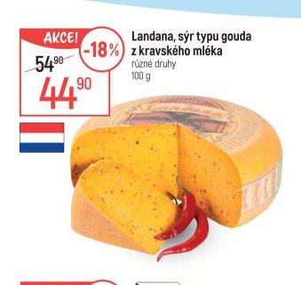 Landana, sýr typu gouda z kravského mléka