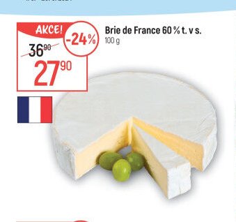 Brie de France 60% t. v s.
