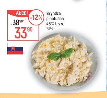 Bryndza plnotučná 48% t. v s.