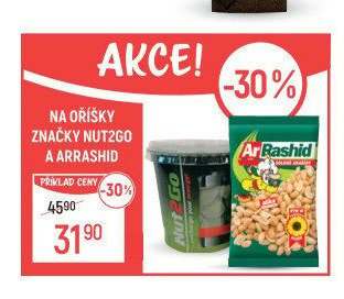 Oříšky Nut2go a Arrashid