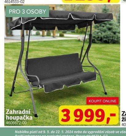 Zahradní houpačka 4606672-00